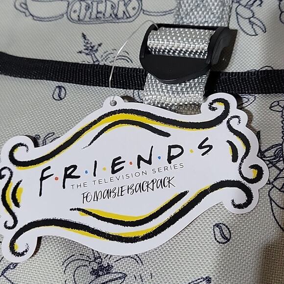 CultureFly Friends Official Foldable Backpack, New - Picture 3 of 9